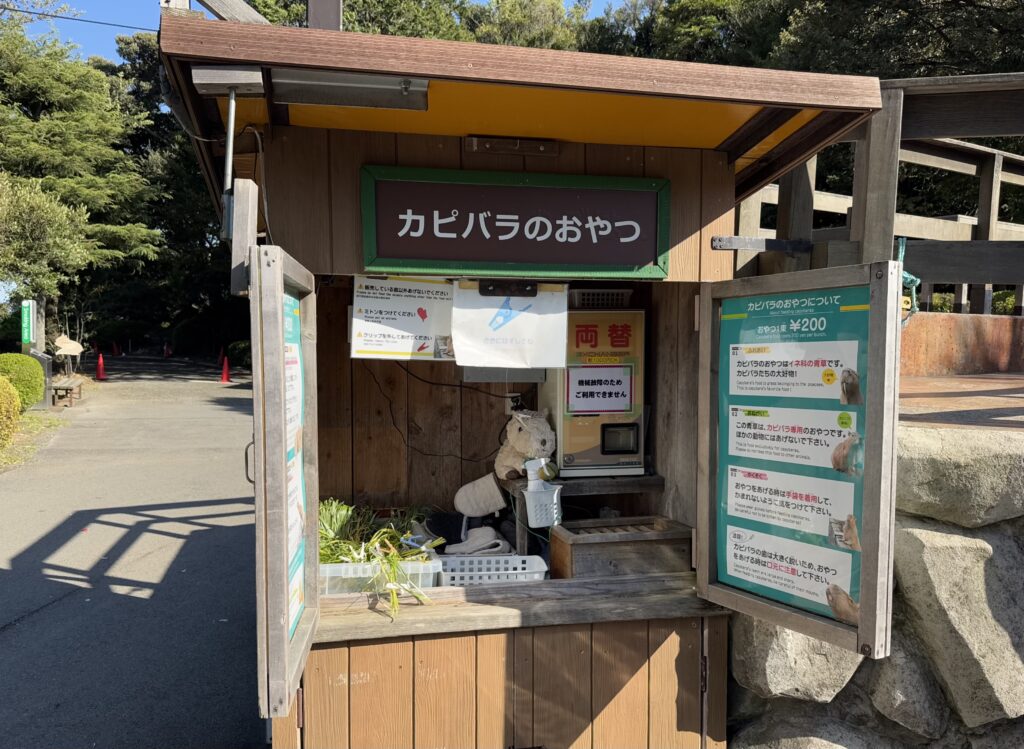 カピバラのおやつ