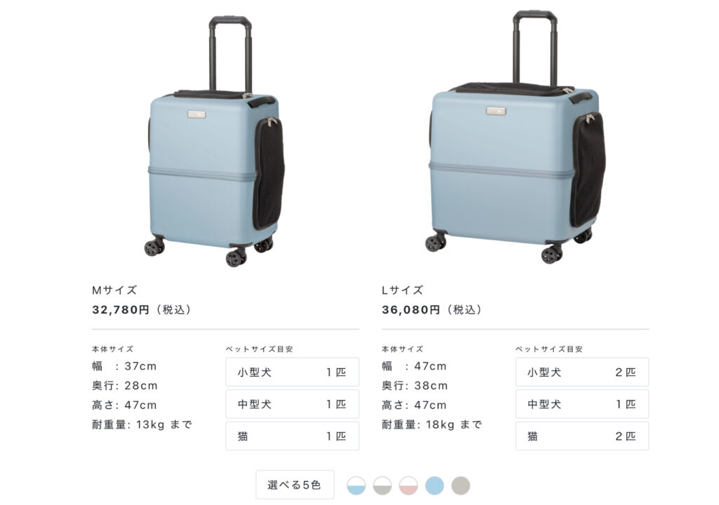 PETiCOのサイズ